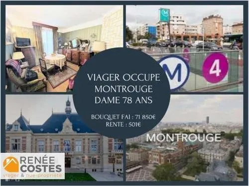 Viager occupé - F79 ans - MONTROUGE (92120)