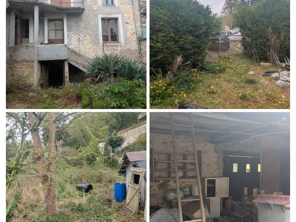 Maison F5 à rénover avec jardin et cour