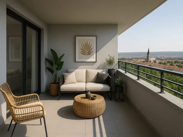 - Exceptionnel T3 Luxe + Grande terrasse dans Quartier Résidentiel