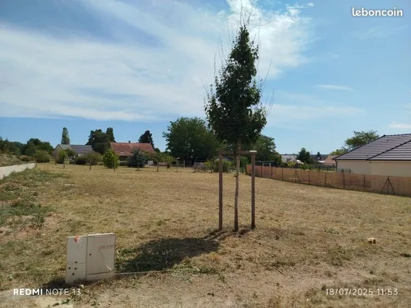 Terrain viabilisé