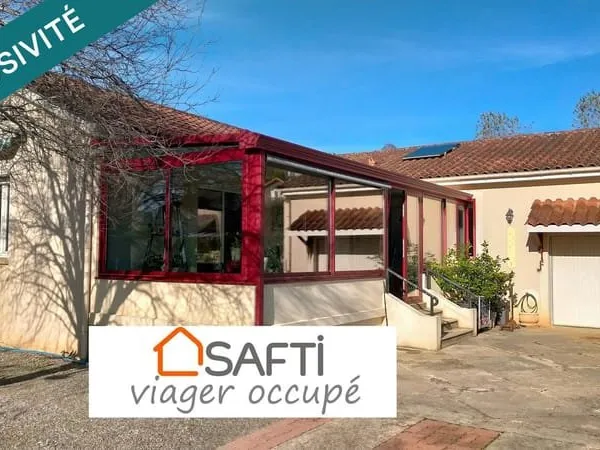 Maison de ville T5 + garage en viager occupé