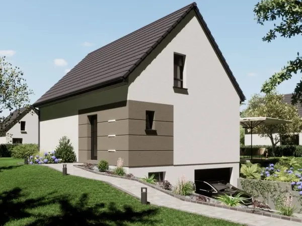 Terrain + maison 114 m²