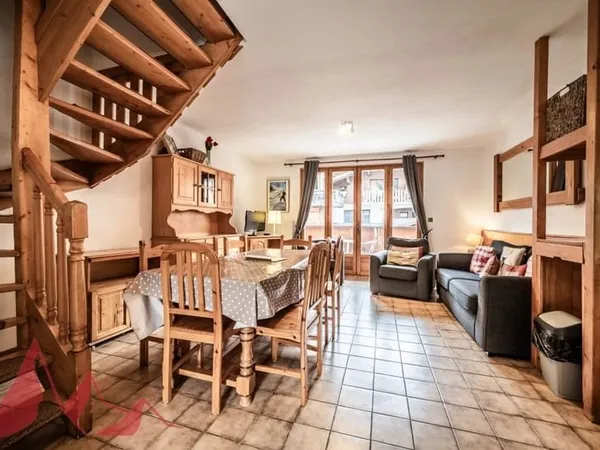 Au coeur de Morzine appartement duplex de 2 chambres traversant avec vue dégagée imprenable