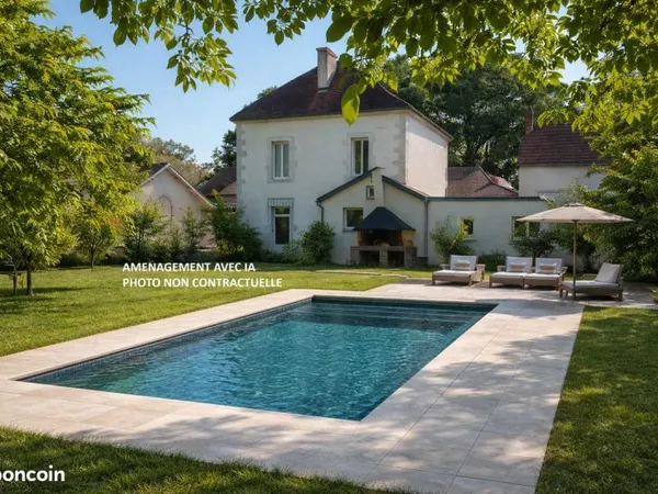 Maison de caractère avec un parc exceptionnel et un accès rivière - Arc-sur-Tille