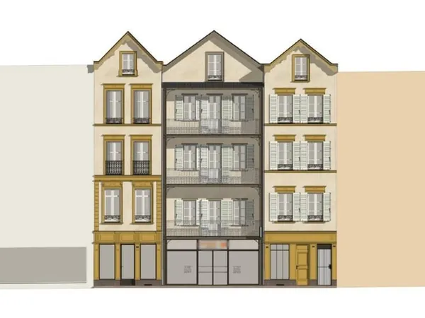 Immeuble 2 pièces 61 m²