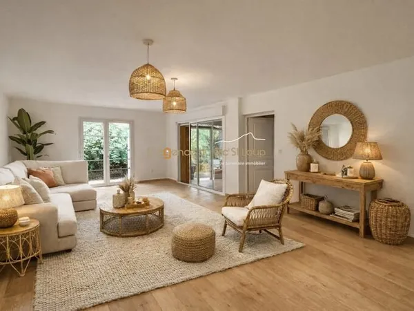 RARE - Fond d'impasse, 3 chambres, garage, petit jardin, log