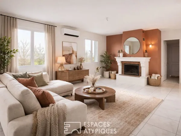Maison rénovée de plain pied à Caraman