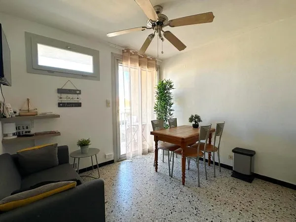 Canet Plage - Appartement T2 cabine avec terrasse