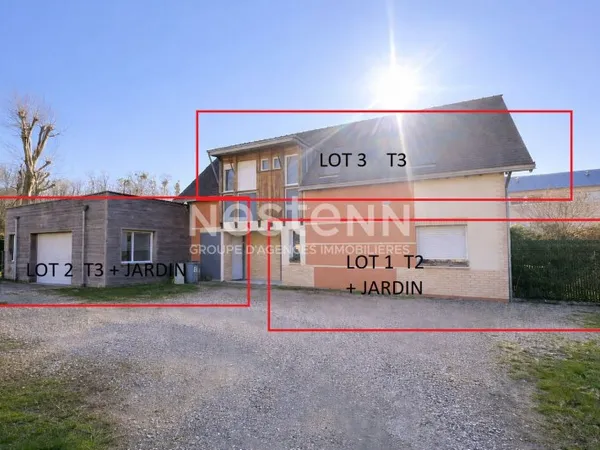 Immeuble 180 m² 3 Logements + jardins + parkings Chaumont En Vexin