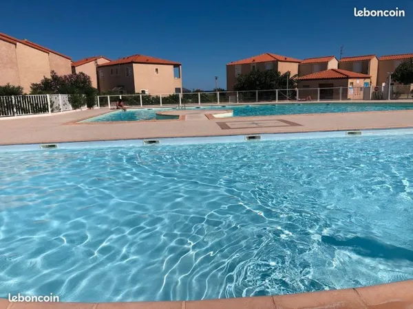 Maison pisccine vue mer quartier grande plage lydia