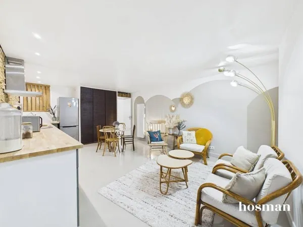 Charmant 3 pièces de 54 m² - Entièrement sur cour - Métro Michel Bizot - Avenue du Général Michel Bi