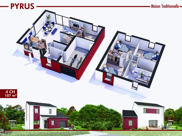 Maison neuve à construire