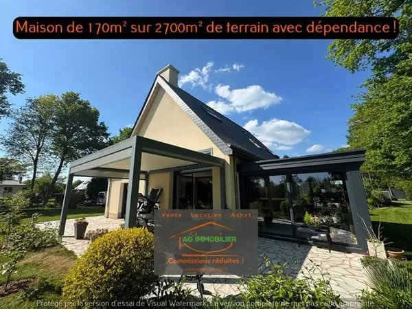 Vern Sur Seiche hors lotissement, belle maison traditionnelle de