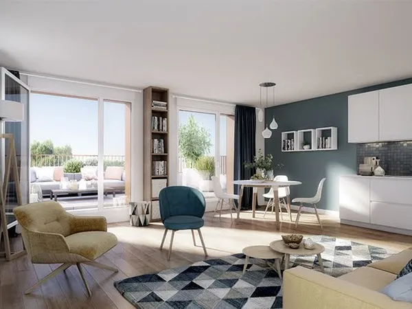Appartement 3 pièces 60 m²