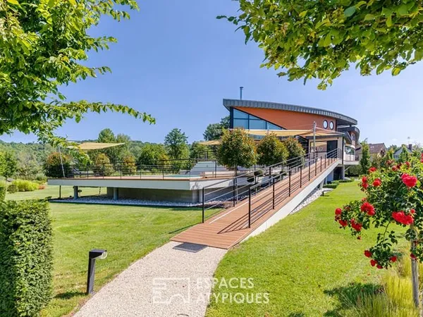 Maison d'architecte, tel un bateau au pays des impressionnistes