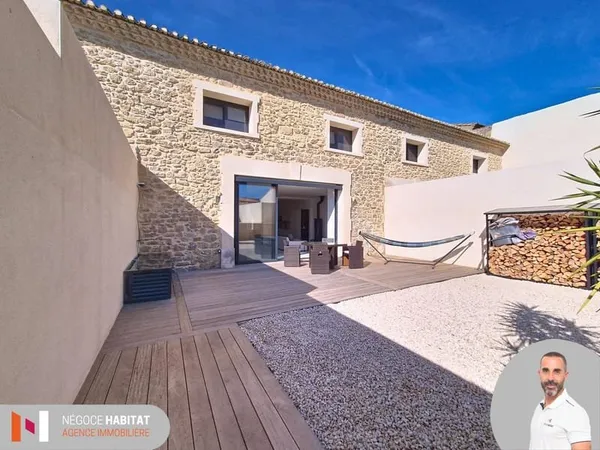 GALLARGUES LE MTX MAGNIFIQUE GRANGE ENTIERMENT RENOVEE
