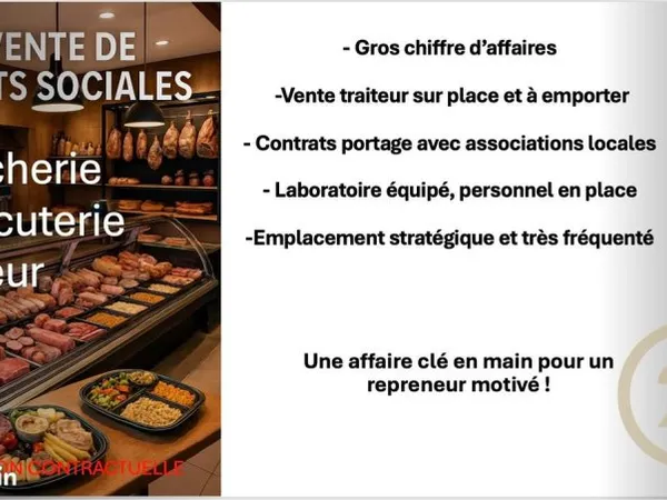 Boucherie, charcuterie, traiteur 1 m² LOUHANS