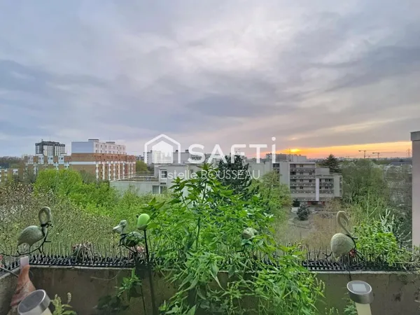 Appartement 57m² lumineux avec balcon vue dégagée