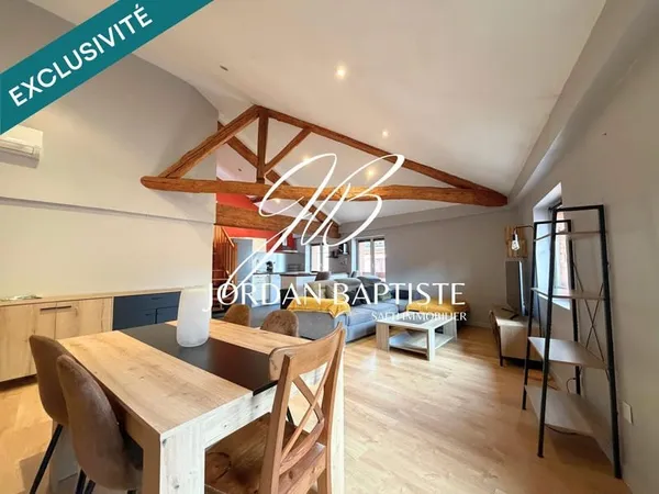 MONTAUBAN - CŒUR DE VILLE - APPARTEMENT T2 BIS DUPLEX MEUBLÉ AVEC ASCENSEUR