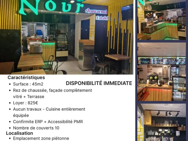 Bail commercial à vendre