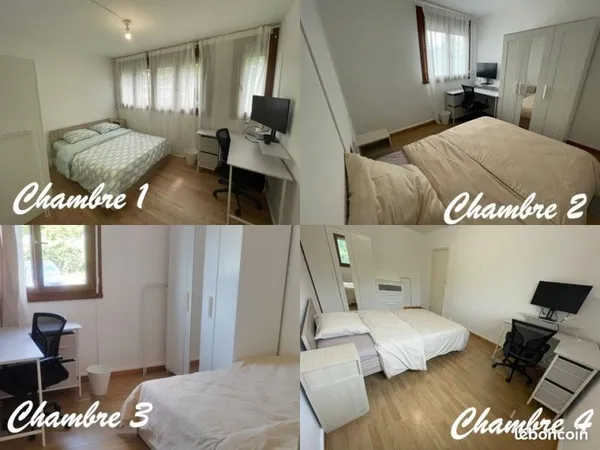 🏡 Colocation à Amiens - Chambre équipée (écran 27'' + ménage inclus) - proche Citadelle