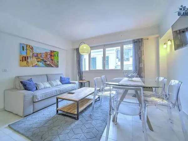 Appartement Cannes : superbe 4 pièces lumineux, résidence avec ascenseur, cuisine ouverte