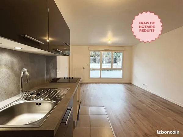 Appartement - 2 P - 44,57 m2 - 0
