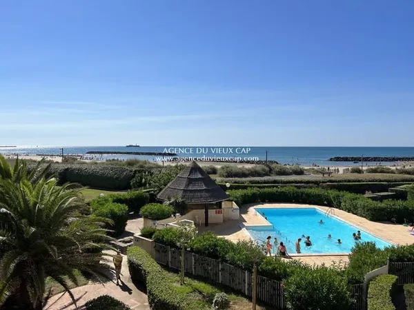 ACHAT CAP D'AGDE SECTEUR ROCHELONGUE SUPERBE T4 VUE MER AVEC