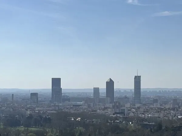 Vue panoramique exceptionnelle.