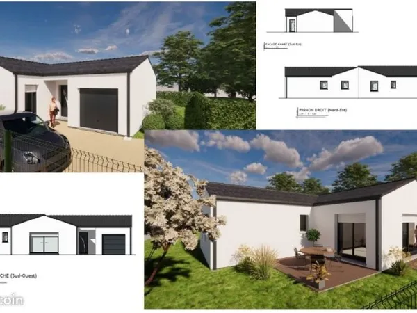 Maison 2 pièces 90 m²