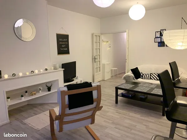 T3 meublé - 2 chambres - colocation possible