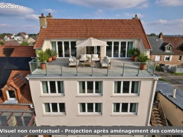 Appartement 75 m² - 2 chambres - Fort potentiel Duplex + Terrasse - Ravalement façade juin 2026 (cha