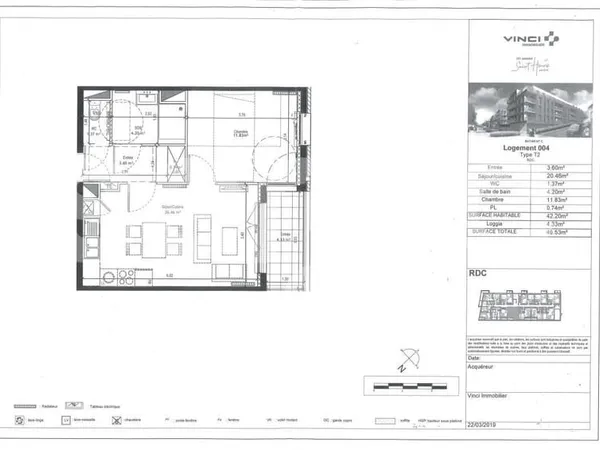 Appartement type 2