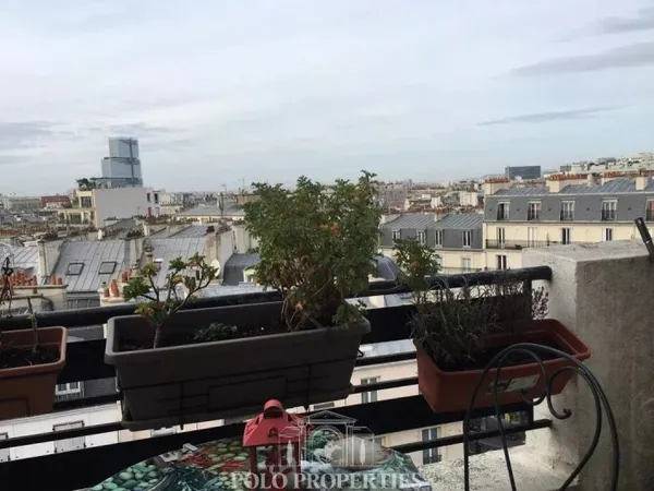 Etage élevé avec balcon- Guy Môquet