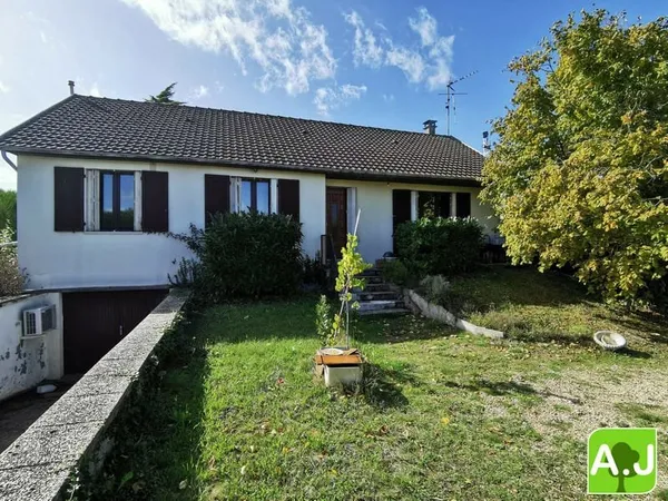 Plain pied 3 chambres sur sous-sol total