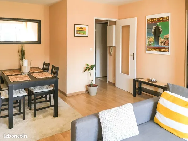 Appartement T2 meublé 50 m² - calme, lumineux, centre Le Havre