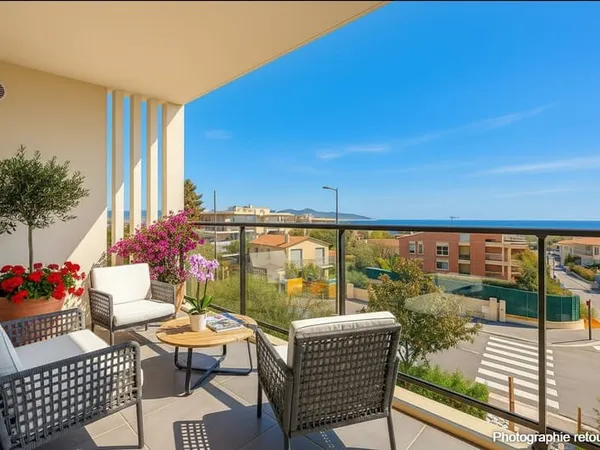ANTIBES ? Résidence récente ? Investissement locatif sécurisé ? Vue mer