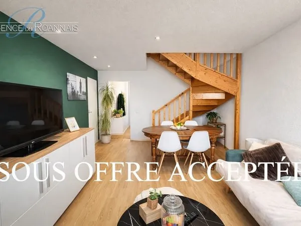 Roanne, quartier Mulsant Appartement en duplex de type 3