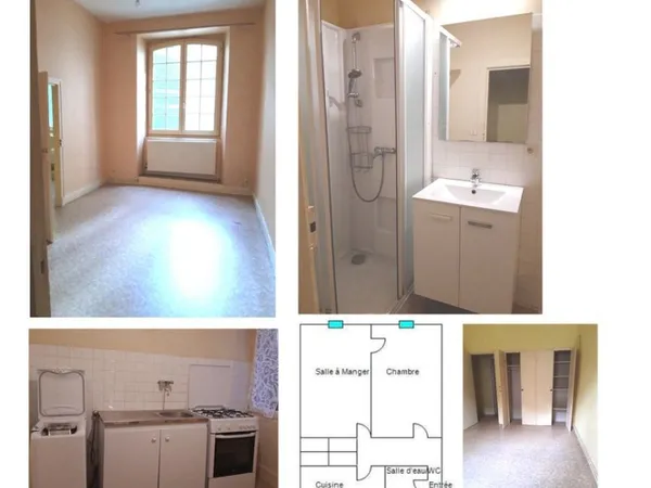 Appartement Location Figeac 2p 45m² 415€