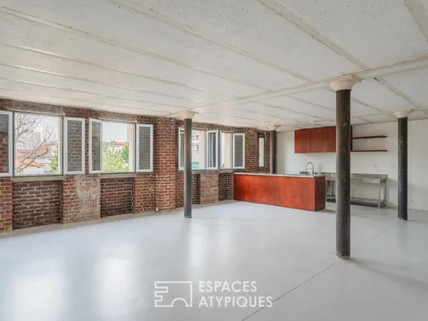 Loft épuré proche Quatre Chemins