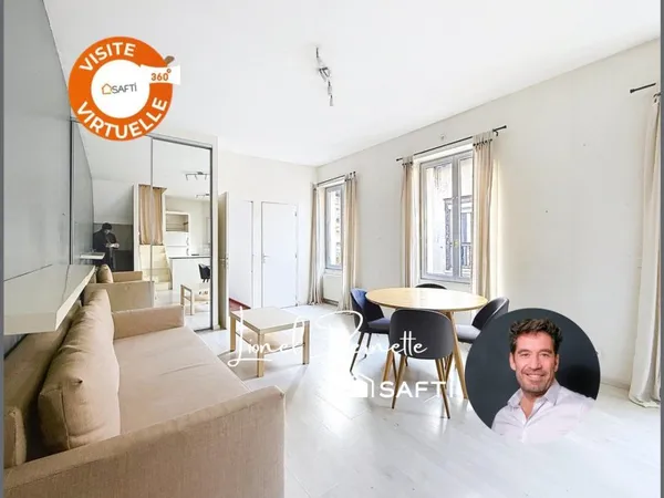 Avenue Lacassagne, T2 42m², cour partagée