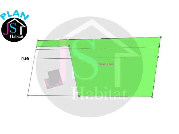 Terrain 1855 m²