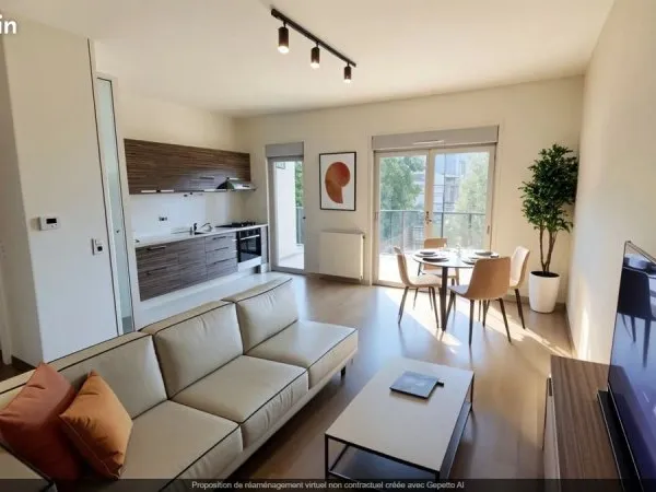 Appartement 2 pièces 50 m²