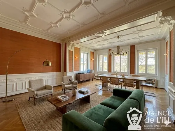 APPARTEMENT D'EXCEPTION 6 PIÈCES RDC MAISON BOURGEOISE 1