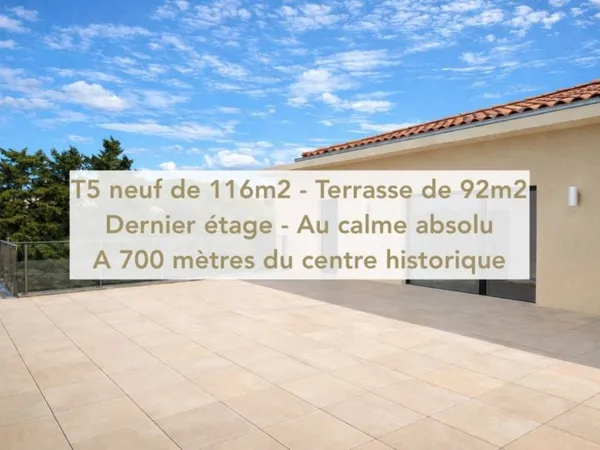 T5 neuf dernier étage / Penthouse Aix centre-ville 102 Gambetta