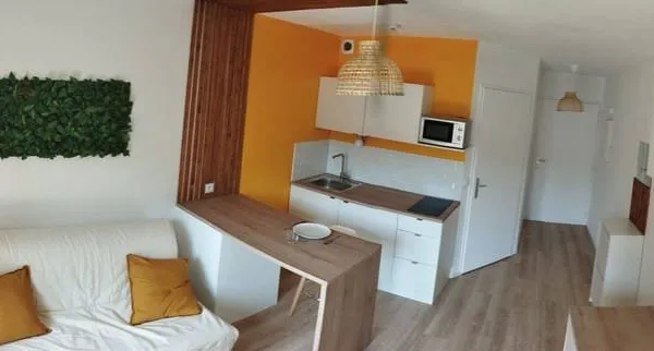 Studio 1 pièce 21 m²