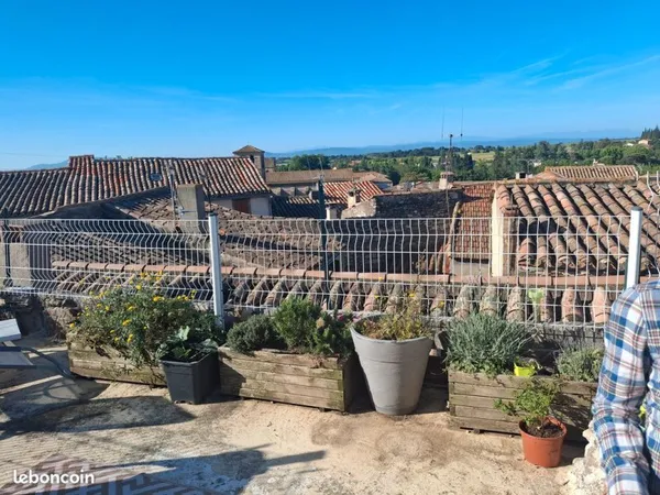 Maison atypique avec terrasse panoramique - Caunes-Minervois (11) - 650 /mois CC