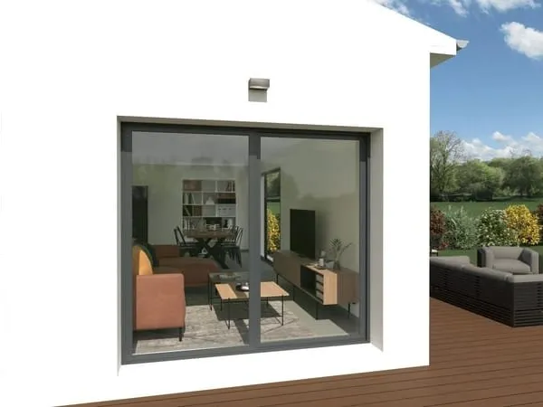 Maison 4 chambres climatisées + garage
