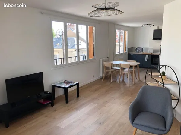 Appartement meublé lumineux - 78 m² - 3 chambres - Quartier recherché