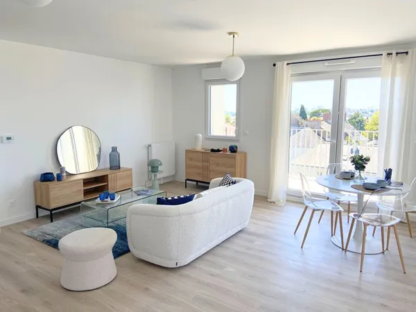 A vendre T4 -80,99 m² DERNIER ETAGE dans résidence Neuve Livrée avec deux balcons